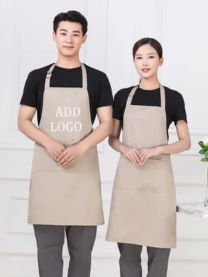 Hospitality Mandiles 주방용 여성용 앞치마, 조절 가능한 남성용 그릴 앞치마 사용자 정의 로고, 네일 뷰티 스튜디오 Bibs