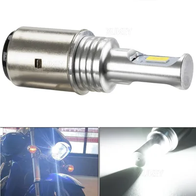 BA20D LED 오토바이 헤드 라이트 전구 DC 12V S2 H6 LED 전구 전조등 중국 Taotao 스쿠터 성인 키즈 오토바이 자전거 모터