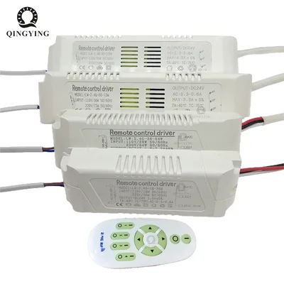 AC110V-220V 18W-108W-150W 출력 24V 2.4G 원격 제어 LED 드라이버 전원 공급 장치 듀얼 컬러 LED 스트립 디밍 색상 변경