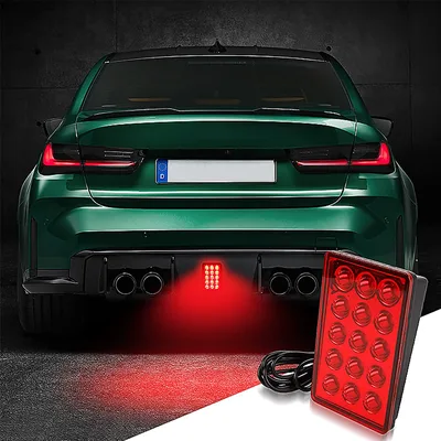 F1 스타일 Led 브레이크 파일럿 조명 12V 15led 후면 테일 라이트 자동 플래시 경고 자동차 SUV 모토에 대 한 역방향 중지 안전 신호 램프