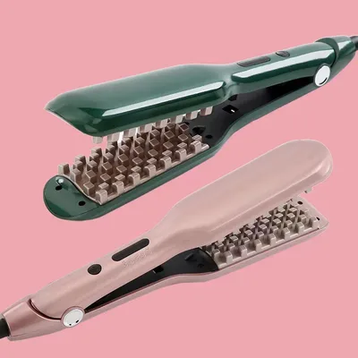 푹신한 헤어 컬러 골판지 컬링 아이언 세라믹 헤어 크림 퍼 Volumizer 옥수수 파마 부목 헤어 웨이버 컬링 집게 스타일링 도구
