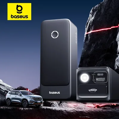 Baseus 600A 점프 스타터 6000mAh 자동차 배터리 충전기 자동 비상 전원 은행 부스터 시작 장치