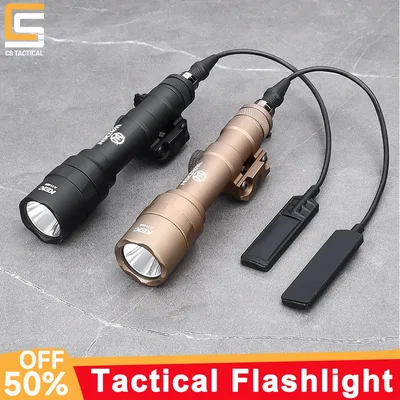 WADSN SF M600 M600C M600U 에어소프트 강력한 손전등 사냥용 토치 스카우트 라이플 건 1무기 LED 라이트 20mm 피카티니 레일 호환