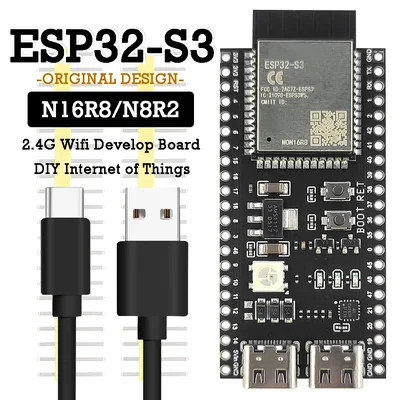 ESP32-S3 개발 보드 아두이노용 2.4G Wifi 모듈 ESP IDF N8R2 N16R8 44핀 타입-C 8M PSRAM ESP32S3