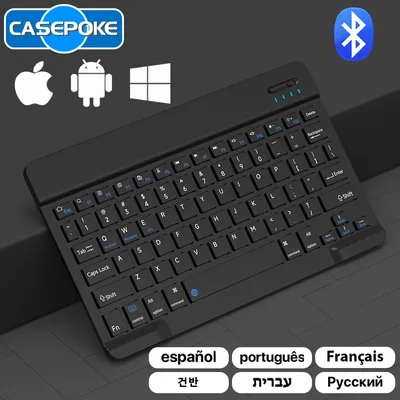 CASEPOKE For iPad Xiaomi Samsung Huawei 태블릿 전화 블루투스 키보드 및 마우스 미니 무선 키보드 Android IOS Windows