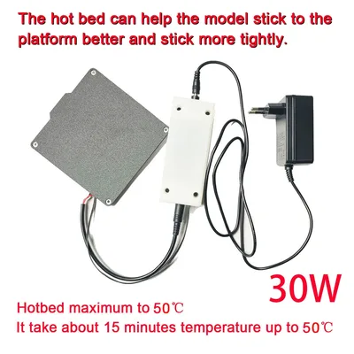 핫베드 X1, X2, K1,K2, K7,K6, K10, K9, 나노 플러스, 미니, 미키, 3D 프린터용, 30W 또는 60W 전력