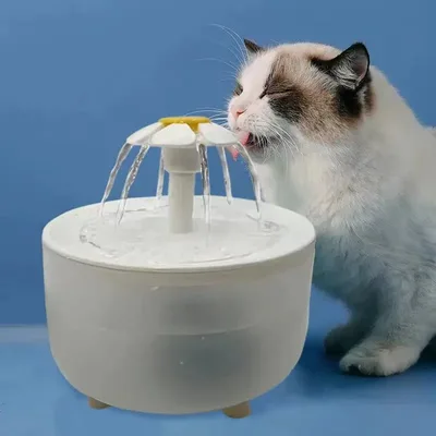 애견용품 반려동물 자동 필터 USB 전기 음소거 고양이 술꾼 그릇, 1200mL 재순환 필터, 물 디펜서