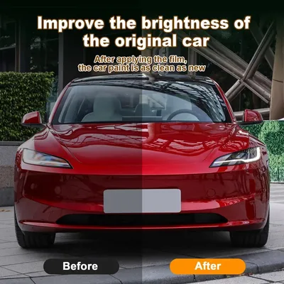 Tesla Model 3 Highland 2024 자동차 투명 PPF TPU 투명 헤드 라이트 백미러 필름 바디 스티커 용 프리 컷 페인트 보호 필름