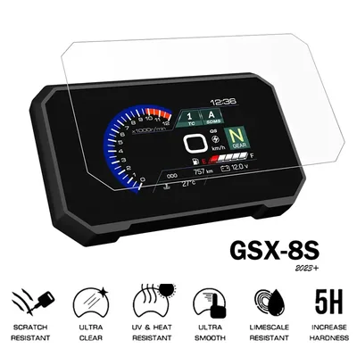 2023 GSX-8S GSX 8S 대시 보드 화면 보호 필름 스즈키 GSX 8S GSX8S 액세서리 용 오토바이 악기 보호