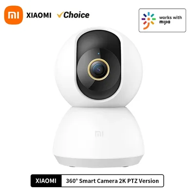 샤오미 360 ° 스마트 홈 보안 카메라 Mi PTZ 2K 웹캠 1296P 3 메가픽셀 AI 인체 감지 야간 투시 중국어 버전