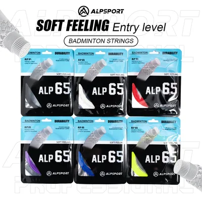 Alpsport Bg65 배드민턴 라켓 스트링 수입 Original Legal 유연성 내구성 탄소 섬유 및 티타늄