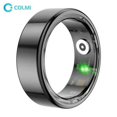 [2024 ] COLMI R02 스마트 링 군용 등급 티타늄 강철 쉘 건강 모니터링 IP68 및 5ATM 방수 멀티 스포츠 모드