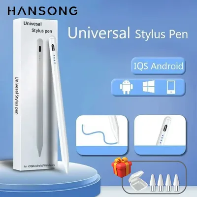 안드로이드 태블릿 용 범용 스타일러스 펜 iPhone 휴대 전화 터치 연필 HUAWEI XIAOMI Samsung Tablet 용량 성
