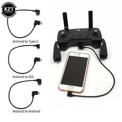 DJI Xiao SPARK Royal MAVIC PRO 에어 드론 원격 제어 데이터 케이블 태블릿 전화 어댑터용 마이크로 포트