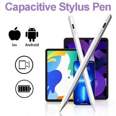 안드로이드 iOS 용 범용 스타일러스 펜 Windows 태블릿/전화 용량 성 터치 스크린 iPad Apple Xiaomi Huawei