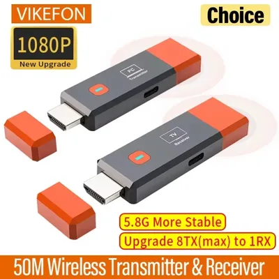 무선 HDMI 호환 비디오 어댑터 송신기 수신기 확장기 TV 스틱 동글 PC 카메라 노트북-프로젝터 모니터