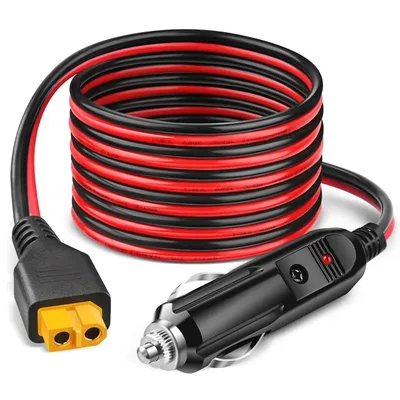 3m/1.5m 12AWG 자동차 시가 라이터에서 XT60 어댑터 케이블로 연결 ALLPOWERS R600 R1500 R2500 S2000 Pro Ecoflow Delta/River Anker용