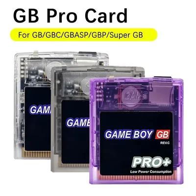 GBC 게임 카드 게임보이 OS V4 2000 in 1 4GB TF 포함 GB GBA SP GBM GBP 콘솔용