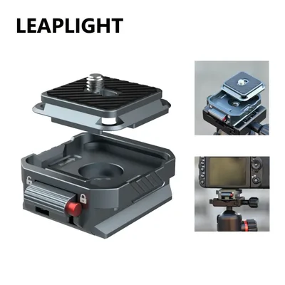 아카 유니버설 DSLR 카메라 짐벌 퀵 릴리즈 키트 QR 클램프 아카-스위스 스위치 삼각대 슬라이더 마운트 (DJI Ronin RS4 RS 용)