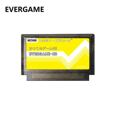 REMANK EVERGAME N8 NES 카트리지 슈퍼 NESN8 FC 비디오 게임 콘솔 액세서리 8 비트 레트로 멀티 게임 카트리지