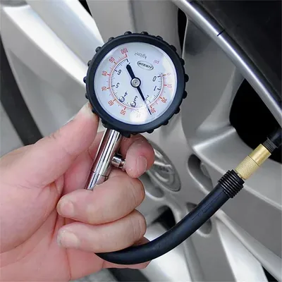 100Psi 자동차 타이어 공기 압력 테스터 자동 오토바이 트럭 자전거 측정 도구에 대 한 고정밀 긴 튜브 타이어 게이지 미터