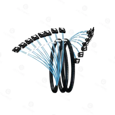 0.5m 1m SATA 3.0 케이블 SATA 케이블 90도 직각 SATA-데이터 케이블 Nas 서버-Raid SDD HDD CD DV용 SAS/SATA-12Gbps 케이블