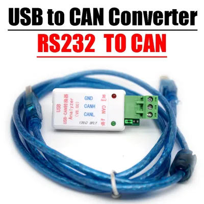 USB-CAN 버스 변환기 어댑터 직렬 포트-CAN/RS232 232-CAN TVS 서지 보호로 분석 통신