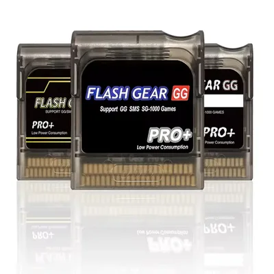 Sega Game Gear GG 콘솔용 새로운 업그레이드 플래시 기어 게임 카트리지 오류 및 충돌 거부