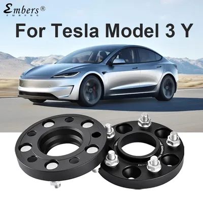 테슬라 모델 3 Y PCD 5X114.3 CB 64.1 M14X1.5 블랙 단조 알루미늄 휠 스페이서 허브 어댑터 1개