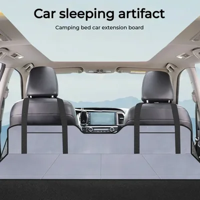 자동차 여행 매트리스 접이식 캠핑 침대 SUV 테슬라 모델 Y/3 차량 매트에 대한 비 풍선 자동차 여분의 긴 매트리스 커플