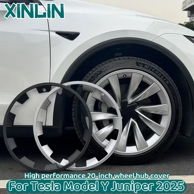 테슬라 모델 Y 주니퍼 2025 20 인치 휠 ABS 림 가드 림 자동차 Hubcap 커버 보호 Hubcap 패치 스크래치 방지 허브 캡
