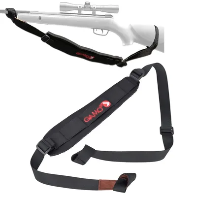 전술 Gamo Gun Sling Buddy 에어 라이플 용 쿠션 패딩이있는 미끄럼 방지 Airsoft Slings 회전 사냥 Airgun Rifle Shotgun
