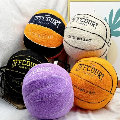 25cm Offcourt 농구 베개 애니메이션 플러시 장난감 가정용 팬을위한 봉제 인형 장난감 절묘한 어린이 생일 선물 소년