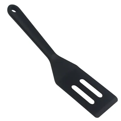 1pc 실리콘 브라우니 쿠키 주걱 작은 플랫 팬 주걱 슬롯 주걱 스테이크 계란 주걱 베이킹 케이크 작은 주걱
