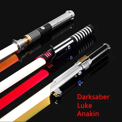루크 RGB 광선검 레이저 검 금속 플래싱 레이브 코스프레 장난감 사운드폰트 포스 FX FOC 블래스터 에스파다 세이버 데 루즈