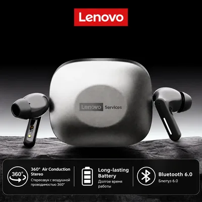 새로운 레노버 LE209 무선 블루투스 이어폰 비즈니스 음악 헤드폰 마이크가 있는 HD 통화 30시간 배터리 수명 게임용 헤드셋