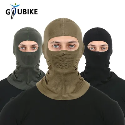 GTUBIKE 통기성 발라크라바 모자 고탄성 오토바이 풀 페이스 마스크 자전거 스키 오토바이 헬멧 내부 캡 스카프 헤드 기어