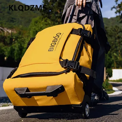 KLQDZMS 20인치 여행가방 옥스포드 천 탑승용 박스 24인치28인치 대용량 트롤리 가방 학생 여행가방 범용 수하물