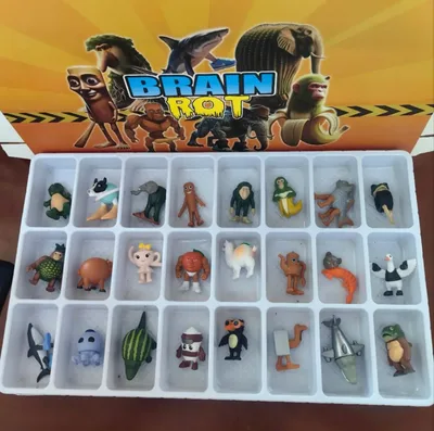 이탈리아 Brainrot Tung Sahur 블라인드 박스 피규어 Tralalero Tralala Bombardino Crocodilo Shimpanzini Bananini 선물 완구