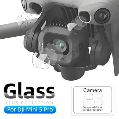 DJI Mini 5 Pro 드론 카메라용 렌즈 보호대 HD 강화 유리 Mini5 액세서리용 긁힘 방지 보호 필름