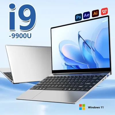 2025년형 14.1인치 슬림 노트북 윈도우 11 인텔 코어 i9-9900U 32GB DDR4 2TB SSD 게이밍 노트북 WiFi 6 오피스 학습용 컴퓨터 PC