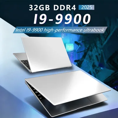 울트라 슬림 윈도우즈 11 노트북 컴퓨터 15.6인치 32GB 램 512GB 1TB SSD 인텔 I9-9900 게이밍 노트북 1920*1080 오피스 컴퓨터 PC