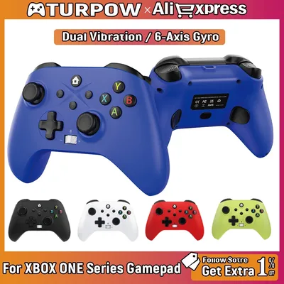 Xbox ONE/Slim/Series S/X 콘솔 PC용 게임패드 2.4G 무선 조이패드 조이스틱 6축 자이로 터보 기능 컨트롤러