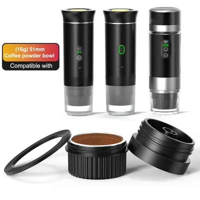 DENOKIN 51mm 스테인리스 스틸 커피 필터 바스켓 커피 파우더 볼 휴대용 에스프레소 커피 머신 액세서리