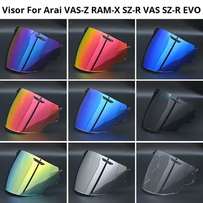 아라이 VAS-Z RAM-X VZ-RAM SZ-R VAS EVO 오토바이 헬멧 바이저 쉴드 렌즈 윈드쉴드 카스코 모토 액세서리