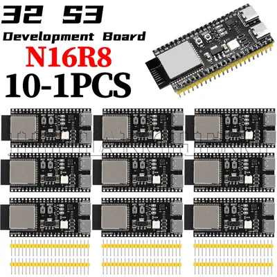 10-1PCS 32-S3-Dev-Kit-C-1 32-S3 WiFi 블루투스 호환 BLE 5.0 메쉬 개발 보드 Arduino용 ESP32 무선 모듈