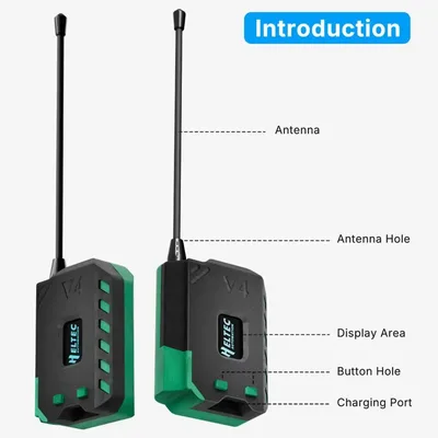 헬텍 V4 메스타틱 WiFi LoRa 32 개발 보드 케이스 세트 소프트 안테나 ESP32 SX1262 태양광 BLE 저전력