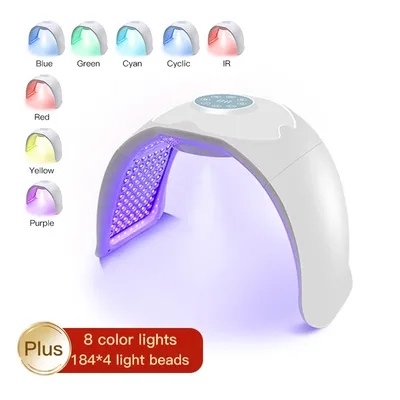 8색 LED 마스크 PDT 장비 SPA 페이셜 스프레이 기기 피부 재생 라이트 바디 뷰티 머신 스킨케어용