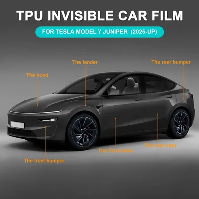 10mil TPU 자동차 페인트 보호 필름 테슬라 모델 Y 주니퍼 2025 2026 2027 클리어 브라 PPF 스크래치 방지 데칼 액세서리