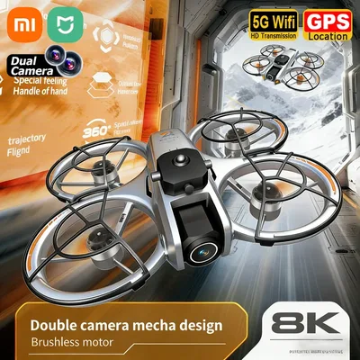 샤오미 Z4 드론 8K 항공 HD 듀얼 카메라 5G WIFI GPS 지능형 장애물 회피 사진 촬영 브러시리스 파워 스크린 RC 드론